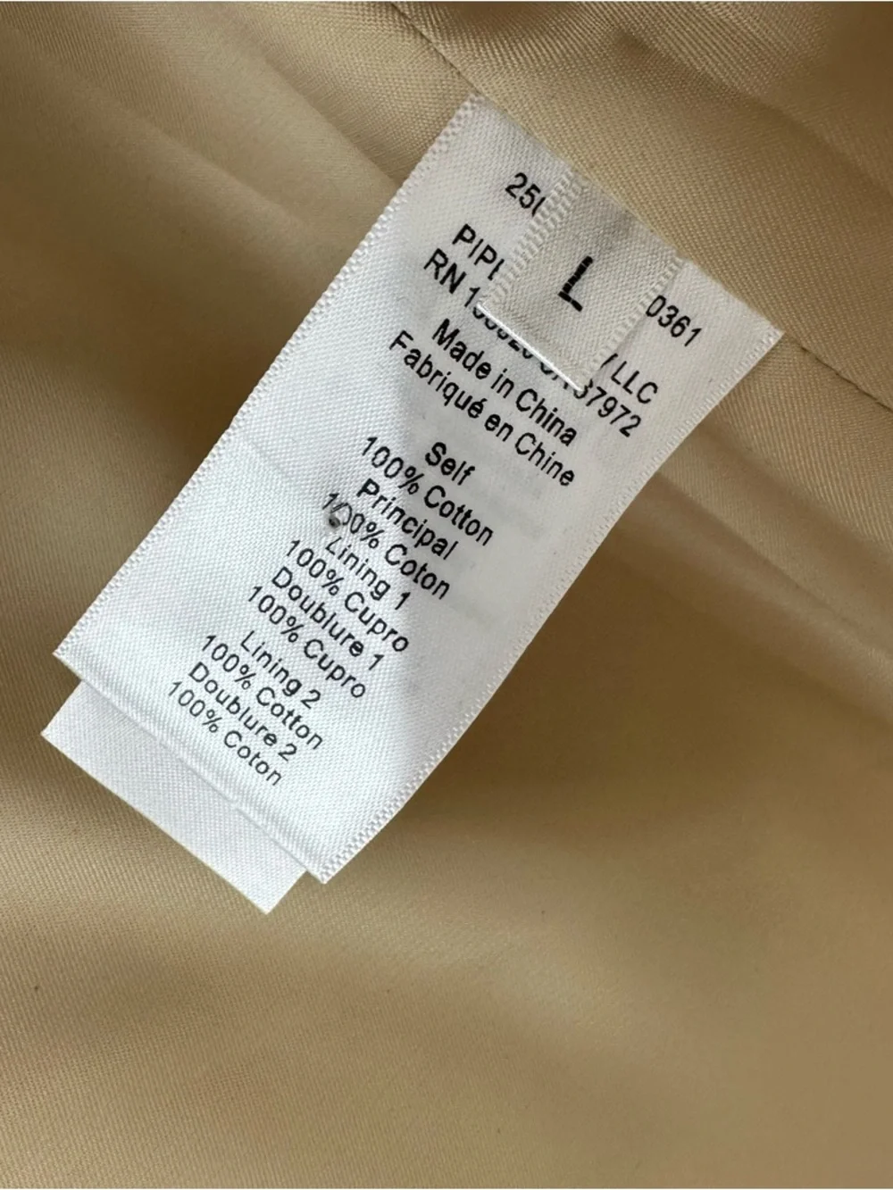 VERONICA BEARD Arlen Crystal Collar Cotton
Dickey Coat Yellow SZ L - Picture 6 of 9